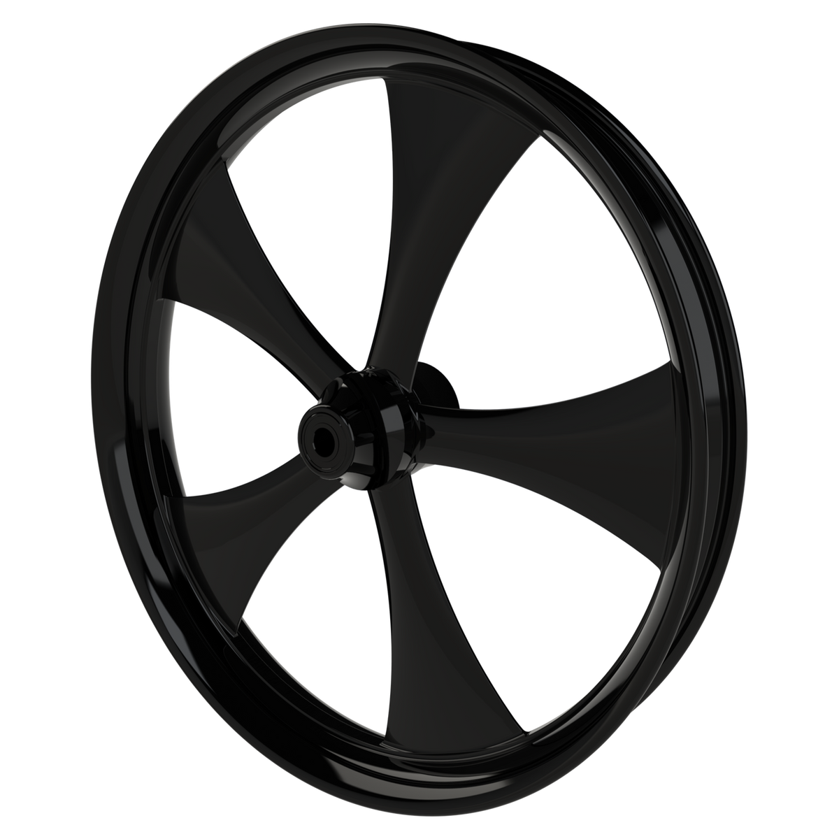 Classic Bulldog Fat Tire Black Wheels