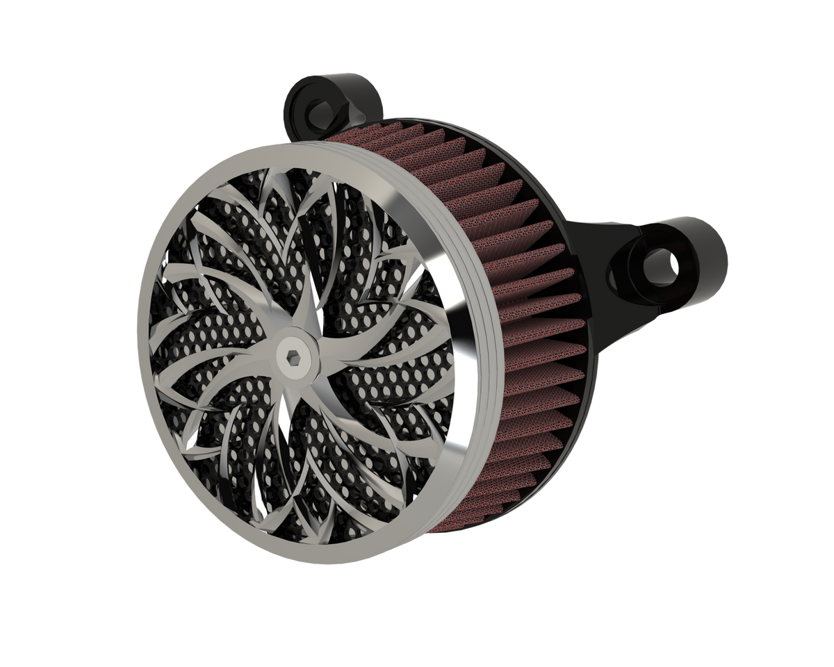 Crusade Air Cleaner in chrome