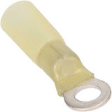 Install Bay Heat Shrink Yellow Ring Terminal 12-10 Gauge #10 - HSYRT10
