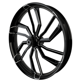 D6 Harley Pan America Black Double Cut Wheels