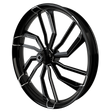 D6 Metric Black Double Cut Wheels