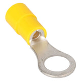 Install Bay Yellow Vinyl Ring Terminal 12-10 Gauge #6 Package of 100 - YVRT6