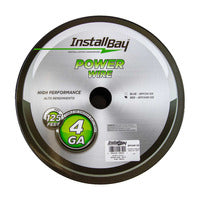 Install Bay CCA Value Line 4 Gauge Power Cable Red - 125 Foot Coil - IBPC04R-125