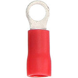 Install Bay Red Vinyl Ring Terminal 22-18 Gauge #10 - Package of 100 - RVRT10