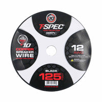 T-Spec V10 OFC Speaker Wire | 12 AWG | 125 ft. | Black - V10SW12125-BK