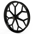 Deception Harley Softail | Dyna | Sportster Black Wheels
