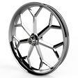 Deception Bulldog Fat Tire Chrome Wheels