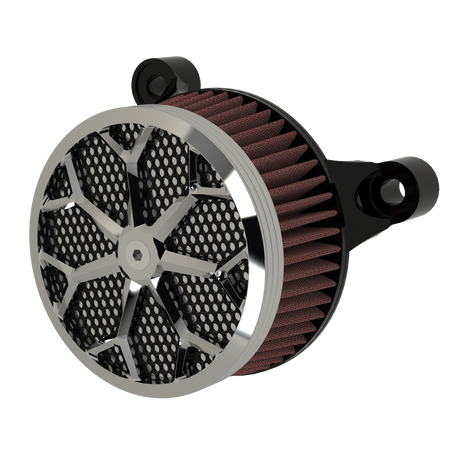 Deception matching air cleaner in chrome