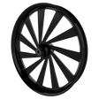 Derailed Harley Softail | Dyna | Sportster Black Wheels