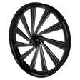 Derailed Harley Touring Black Double Cut Wheels