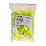 Install Bay Yellow Nylon Ring Terminal 12-10 Gauge 5/16 in Pack of 100 - YNRT516