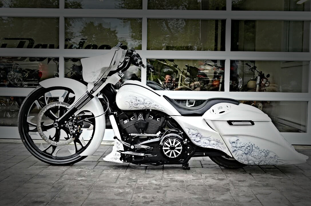 Dirty Hooker Harley Touring Black Double Cut Wheels