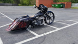 16 Inch Dirty HKR Black Double Cut Harley Wheel