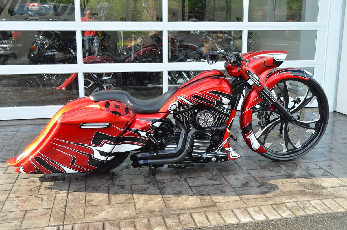 Dirty Hooker Harley Touring Black Double Cut Wheels