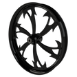 32 Inch Dirty HKR Black Harley Wheel