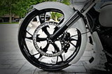 Dirty Hooker Harley Touring Black Double Cut Wheels