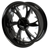 18x7" Harley-Davidson Dirty HKR Black Double Cut Trike Rear Wheel