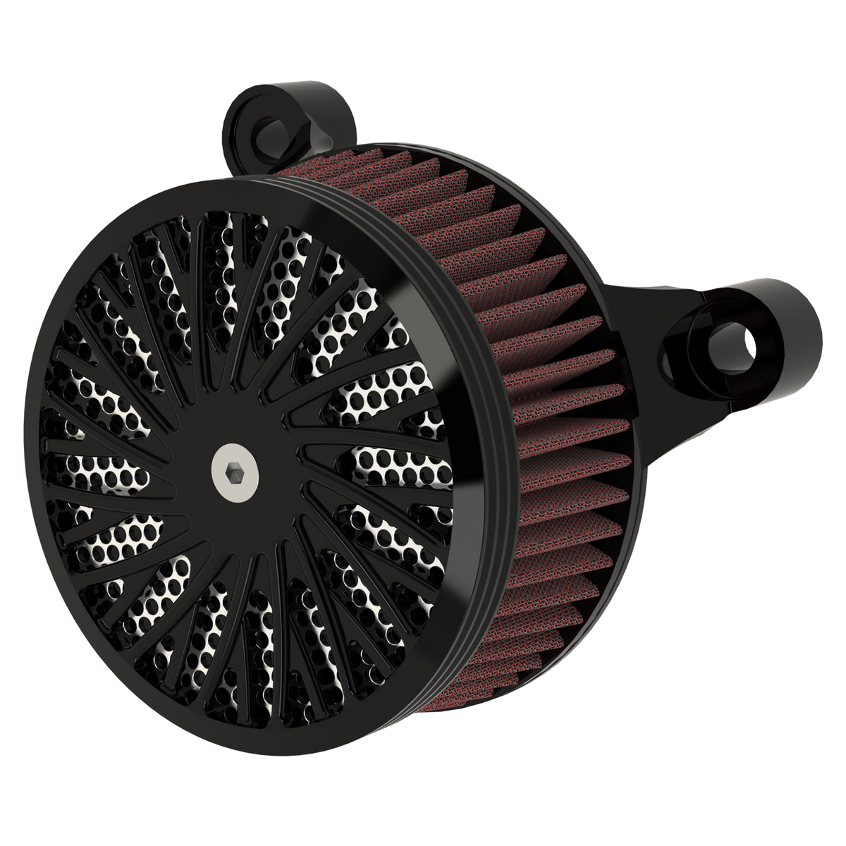 Dirty Spoke Air Cleaner in Black