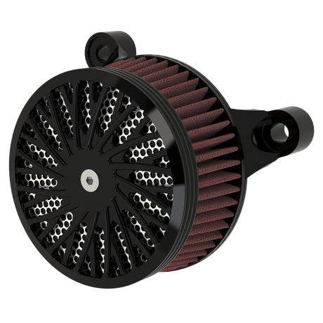 Dirty Spoke Air Cleaner in Black