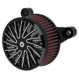 Dirty Spoke Air Cleaner in Black Contrast Cut
