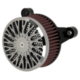 Dirty Spoke Air Cleaner in chrome