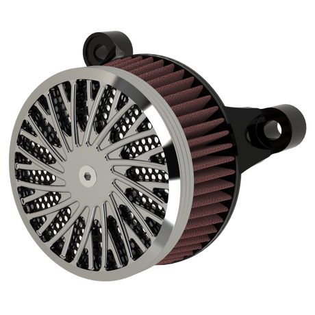 Dirty Spoke Air Cleaner in chrome