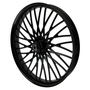 26 Inch Dirty Spoke Black Harley Wheel
