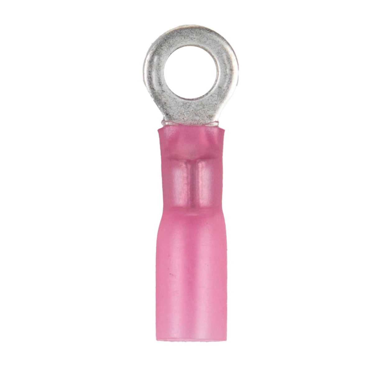 Install Bay Heat Shrink Red Ring Terminal 22-18 Gauge #8 - HSRRT8
