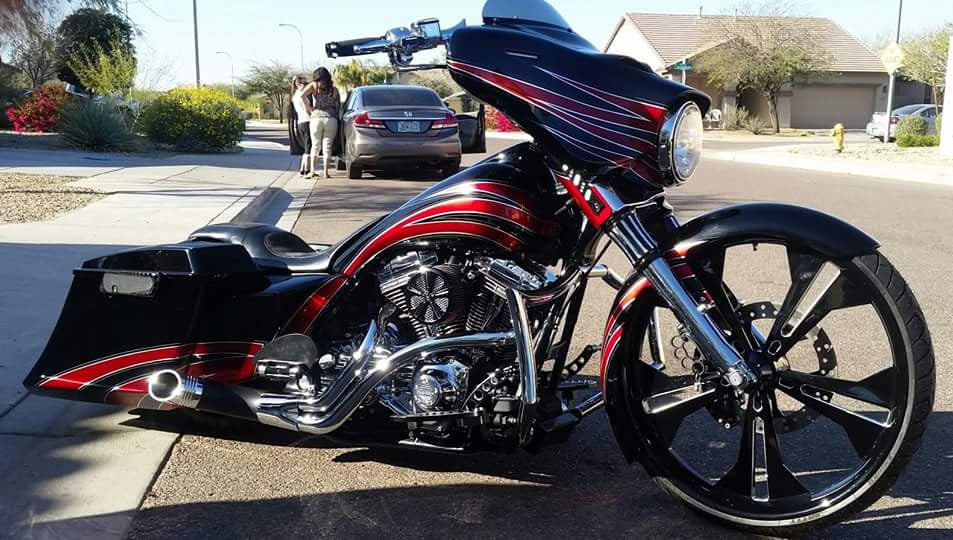 Eclipse Harley Softail | Dyna | Sportster Black Double Cut Wheels