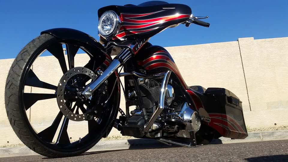 Eclipse Harley Softail | Dyna | Sportster Black Double Cut Wheels