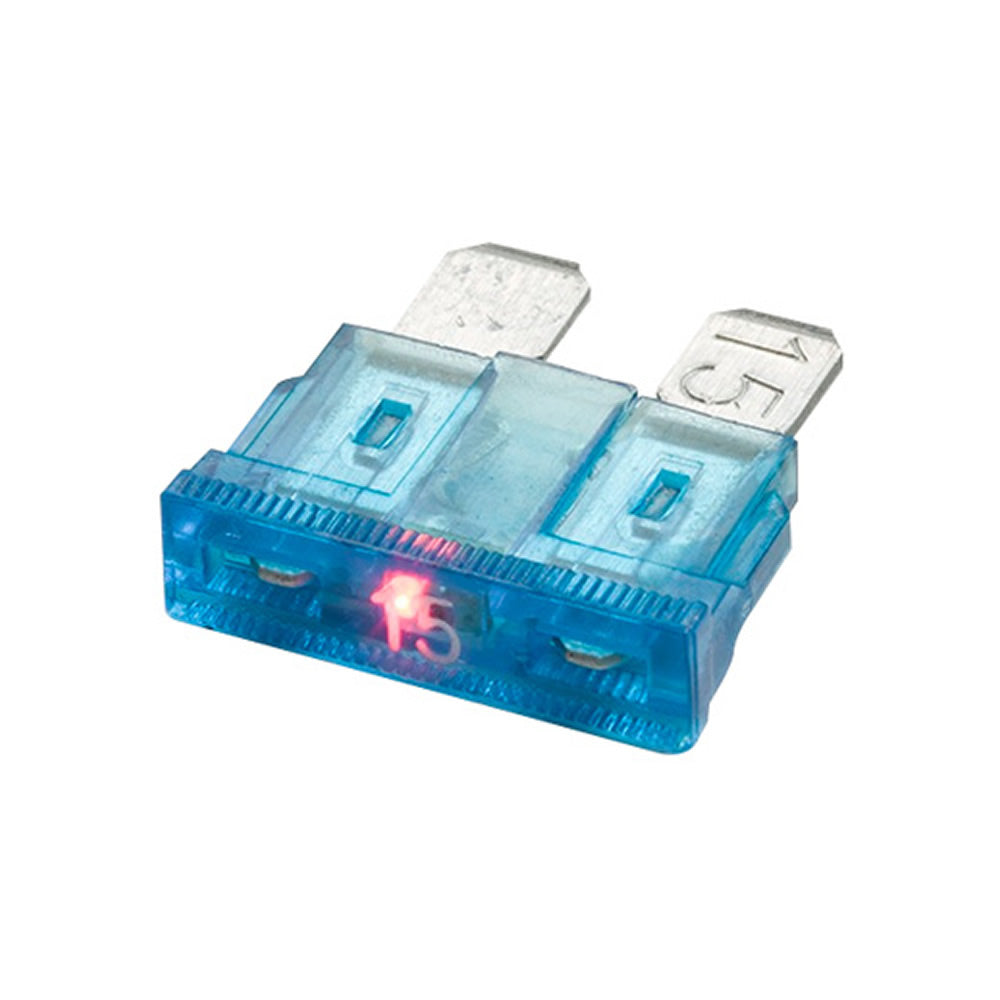 Install Bay Regular Auto Blade Fuse With Indicating LED - 15 Amp - APR-I-15A
