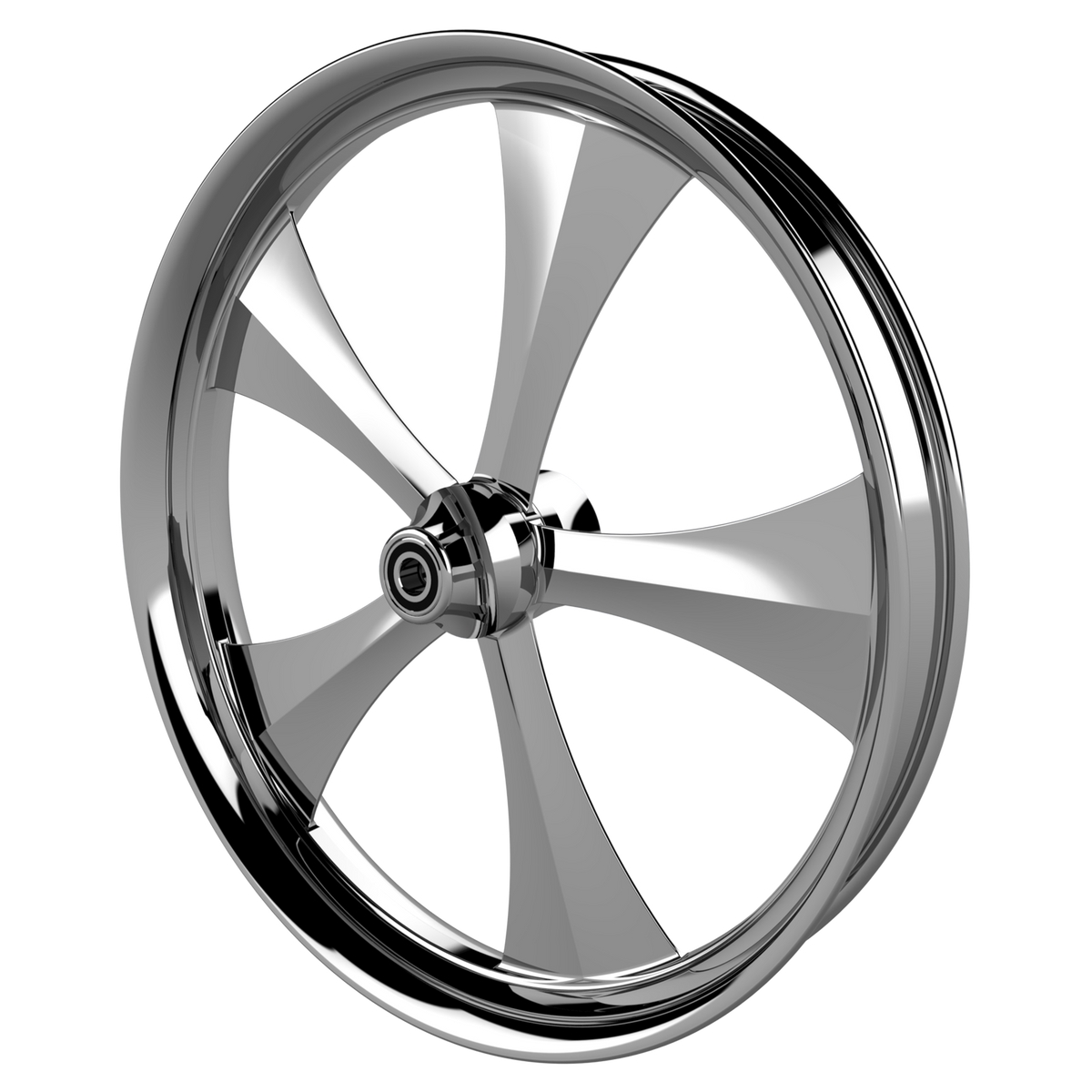 Edge Bulldog Fat Tire Chrome Wheels