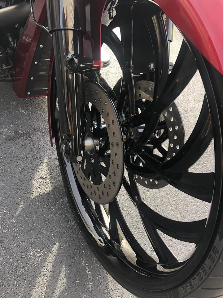32 Inch El Krwa Black Harley Wheel