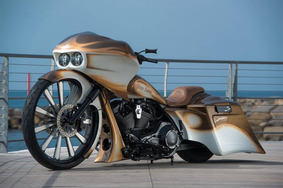 Elliptical Illusion Harley Softail | Dyna | Sportster Black Double Cut Wheels