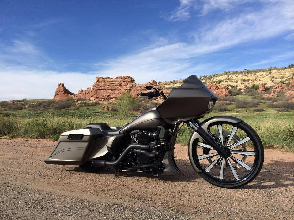 Elliptical Illusion Harley Pan America Black Double Cut Wheels