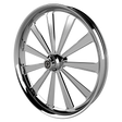 Elliptical Illusion Metric Chrome Wheels