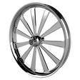 Elliptical Illusion Harley Softail | Dyna | Sportster Chrome Wheels