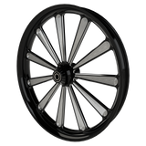 Elliptical Illusion Harley Pan America Black Double Cut Wheels