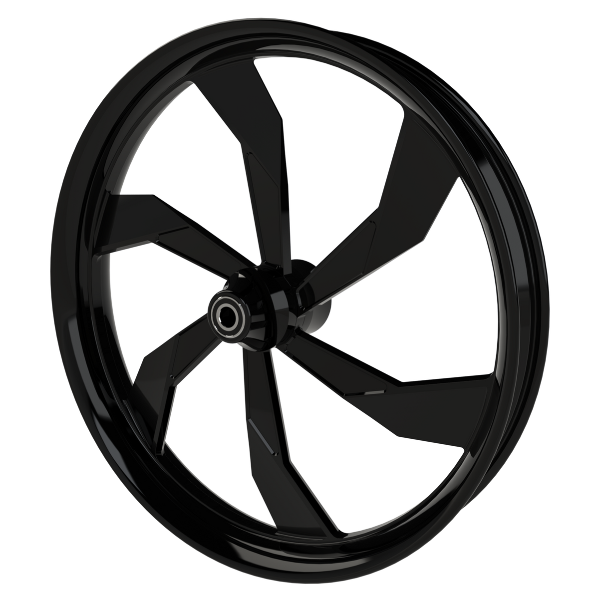 F22 Bulldog Fat Tire Black Wheels