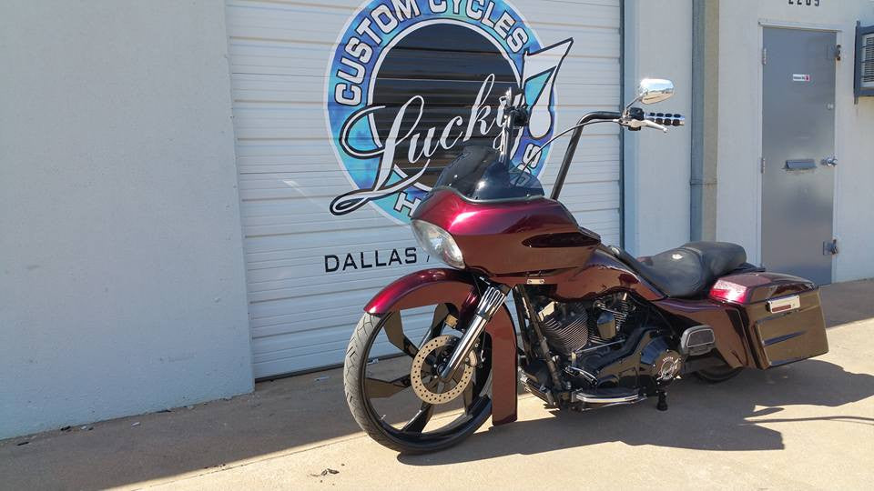 F22 Harley Touring Black Wheels