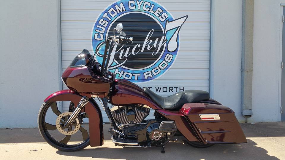 F22 Harley Pan America Black Double Cut Wheels