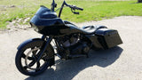 F22 Harley Pan America Black Double Cut Wheels