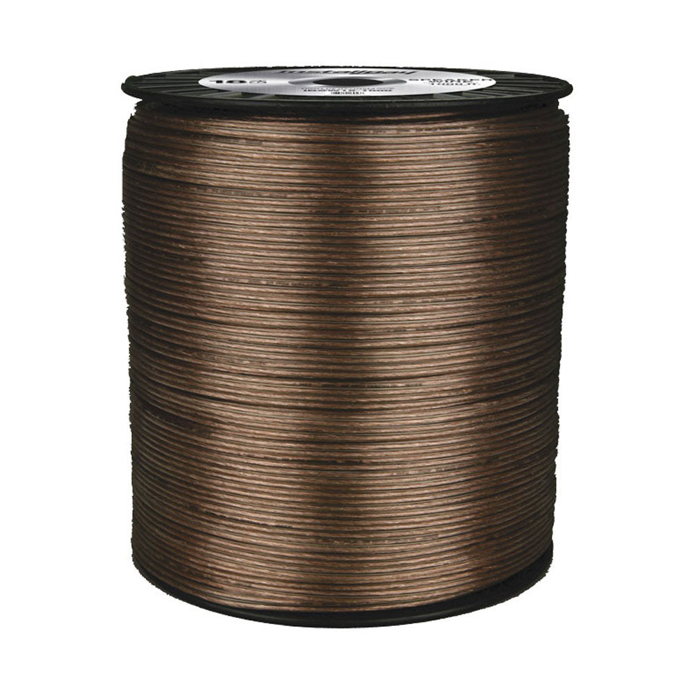 Install Bay Speaker Wire 18 Gauge All Copper Clear Coil - 1000 ft - SW18-1000