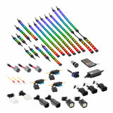 Metra 16-Piece Chasing LED Strip Kit - Harley-Davidson FLH | FLT 1996-2022 (with Tour-Pak) - BC-CHASE-K1