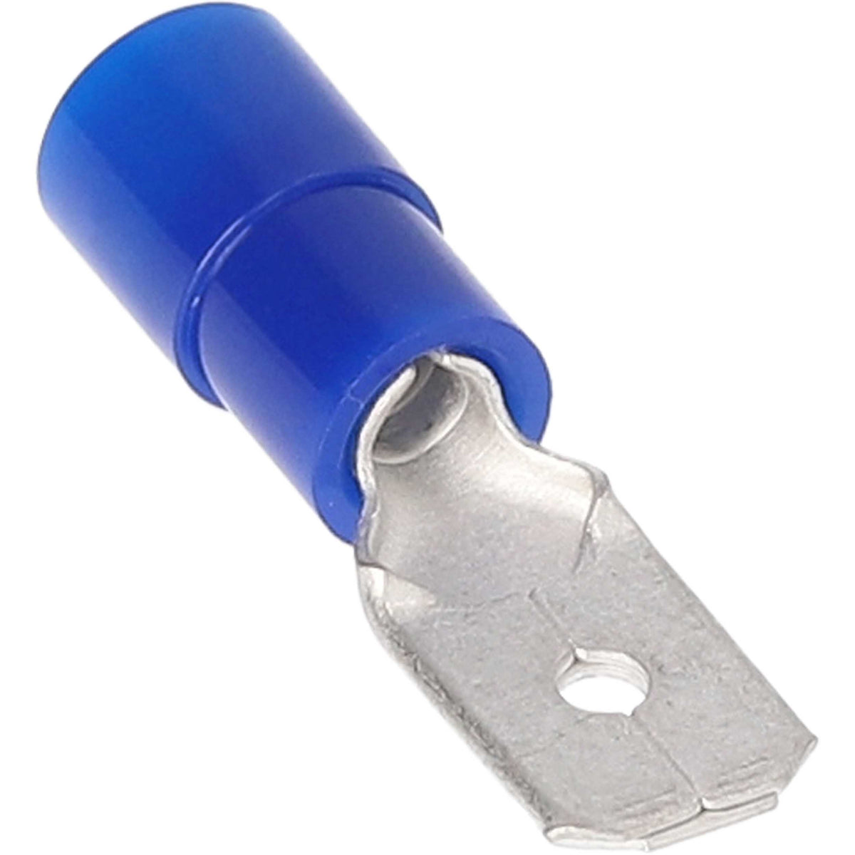 Install Bay Blue Nylon Male Quick Disconnect 16-14 Gauge .250 - BNMD250