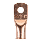 Install Bay Copper Uninsulated Ring Terminal 2 Gauge 1/4 inch - CUR214