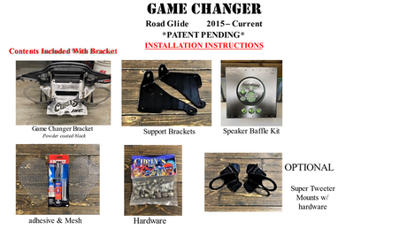 Curly's Inc Game Changer – ROAD GLIDE Audio Kit