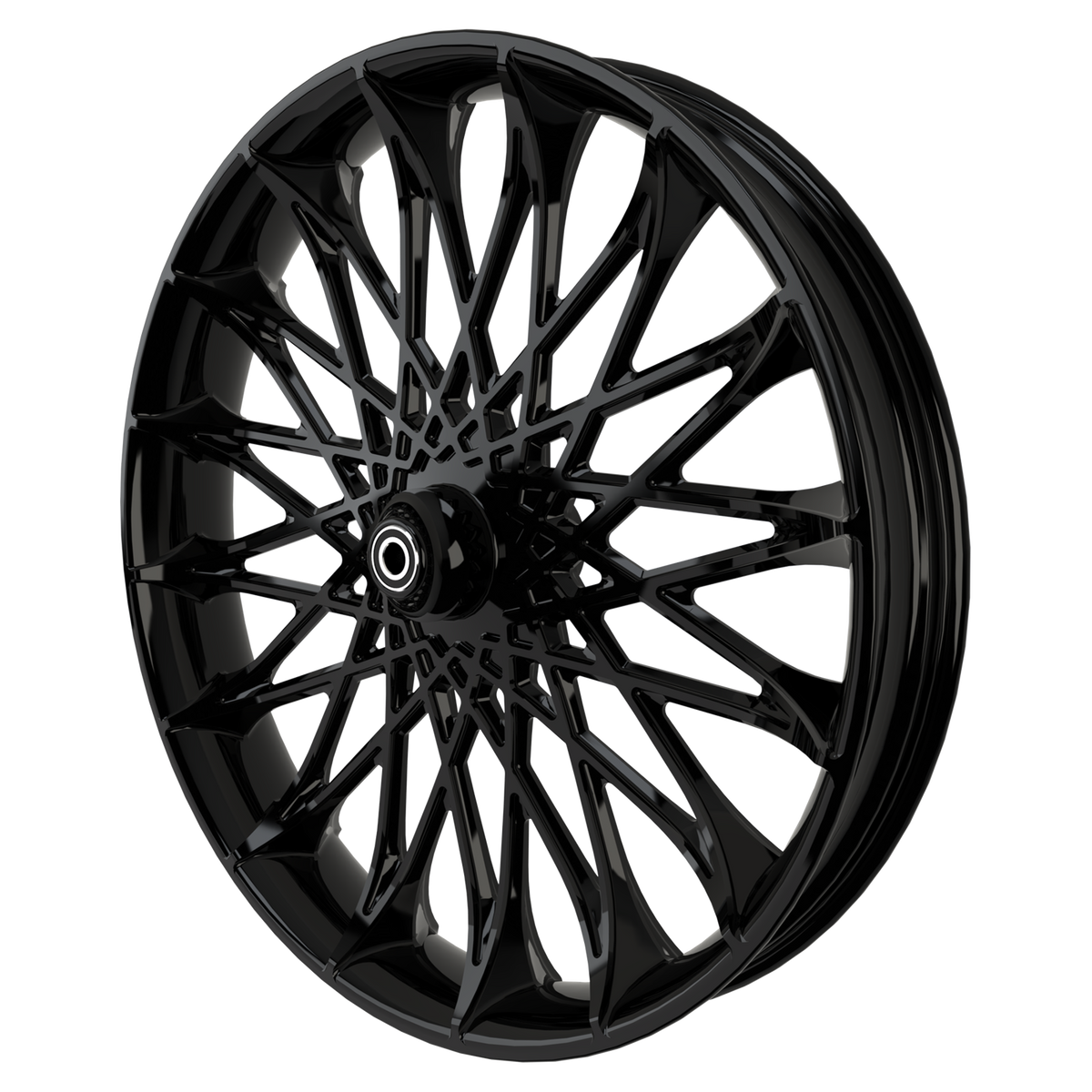 Gasser 3D Harley Black Wheels