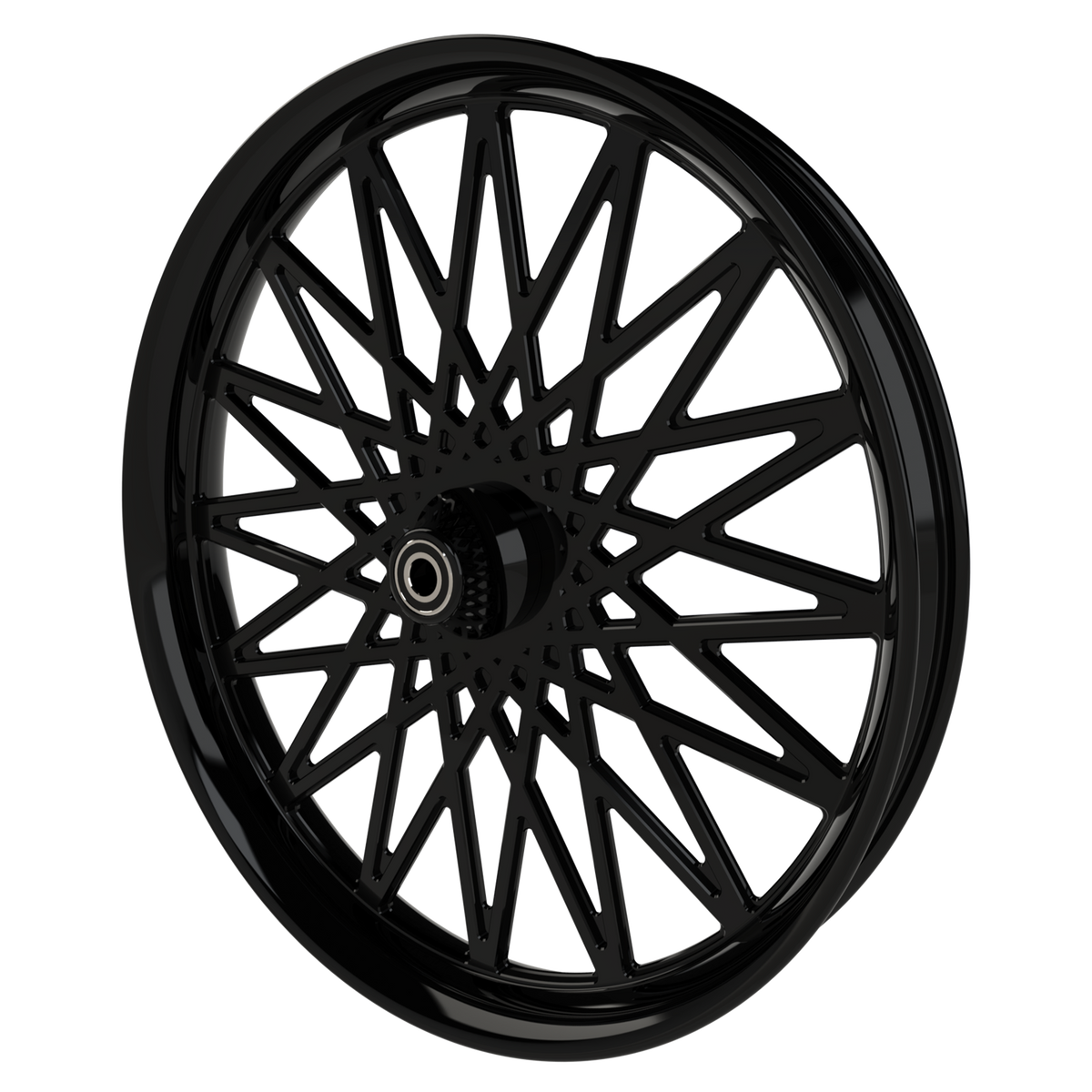 Gasser Harley Softail | Dyna | Sportster Black Wheels