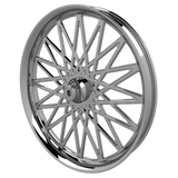 Gasser Bulldog Fat Tire Chrome Wheels